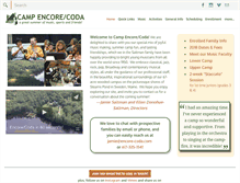 Tablet Screenshot of encore-coda.com